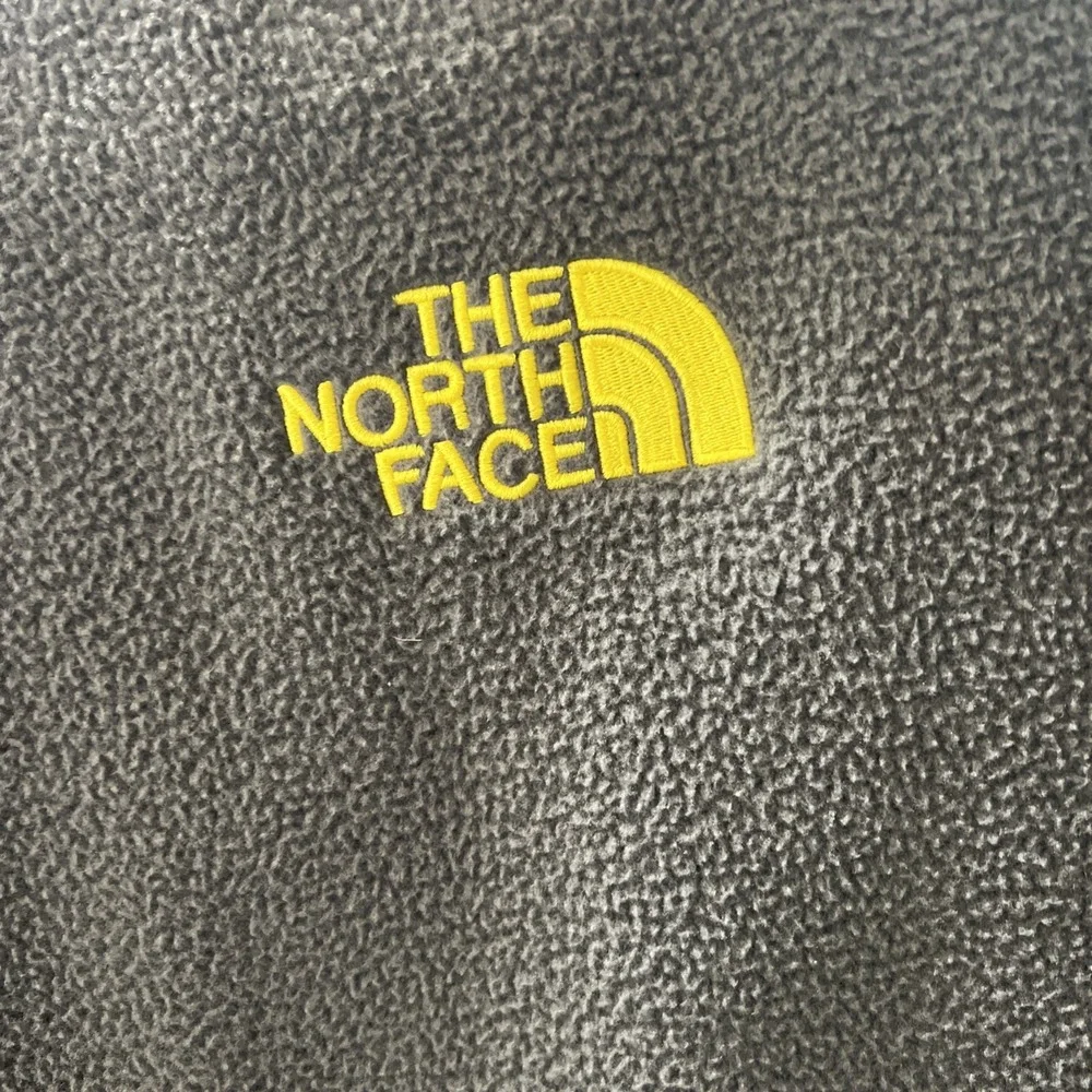 The North Face Steep Tech Women's Fleece Blk/Yellow/Gray Jacket Vanadsgry‎ Sz Sm
